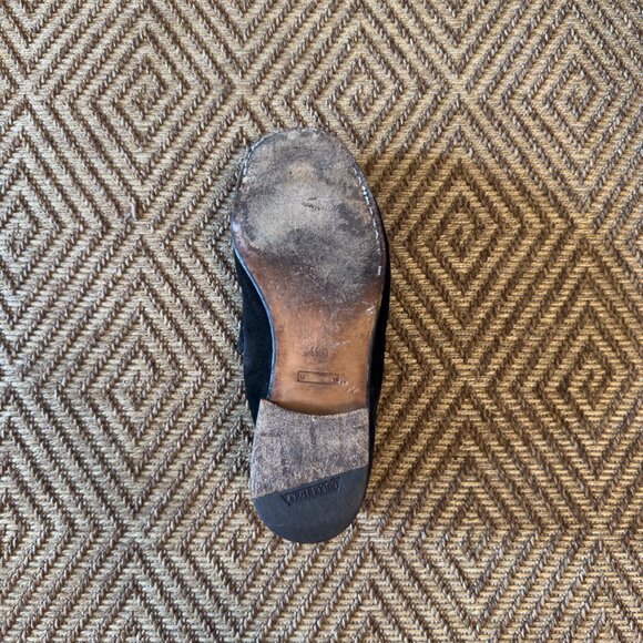 Men's 11 Gucci Horsebit Loafer Black Suede with Box and Dust Bags - Picture 10 of 12